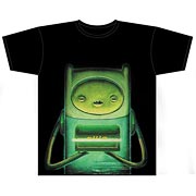 Adventure Time Finn The Pods Black T-Shirt